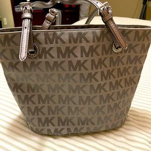 Michael Kors Gray Purse Handbag